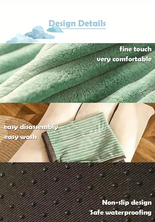 Up to 100 lbs Dog Mat Sleeping Dog Mattress Floor Mat Removable And Washable Dog Kennel Large Dog Kennel Pet Pad Dog Mat Soft Comfortable Bed - Image 7