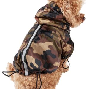 Reflecta-Sport Adjustable Reflective Weather-Proof Pet Rainbreaker Jacket