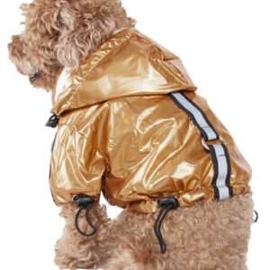 Reflecta-Sport Adjustable Reflective Weather-Proof Pet Rainbreaker Jacket