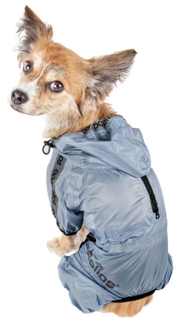Dog Helios 'Torrential Shield' Waterproof Multi-Adjustable Full Bodied Windbreaker for Dachshunds - Image 3