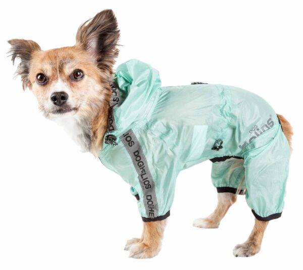 Dog Helios 'Torrential Shield' Waterproof Multi-Adjustable Full Bodied Windbreaker for Dachshunds - Image 61
