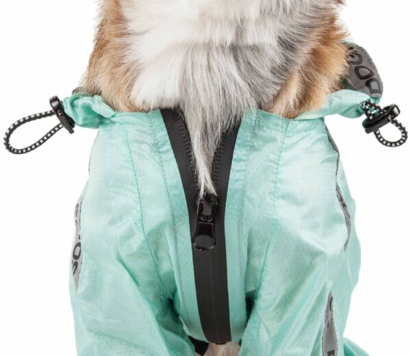 Dog Helios 'Torrential Shield' Waterproof Multi-Adjustable Full Bodied Windbreaker for Dachshunds - Image 72