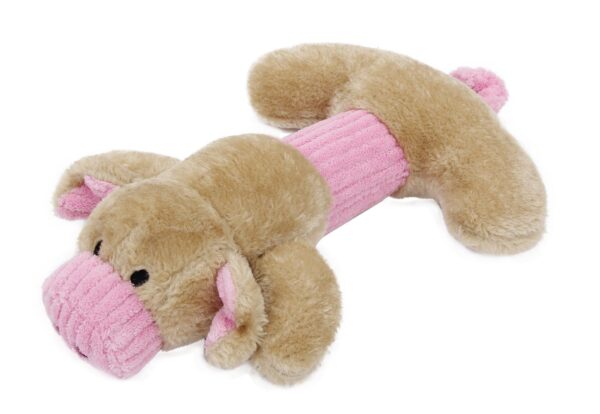 Pet Life Cozy Play Plush 2-Set Squeaking Chew Toys for Dachshunds - Image 3