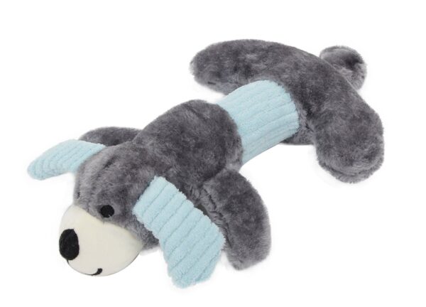 Pet Life Cozy Play Plush 2-Set Squeaking Chew Toys for Dachshunds - Image 7