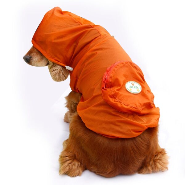 The Ultimate Waterproof Thunder-Paw Adjustable Zippered Folding Travel Dog Raincoat - Image 10