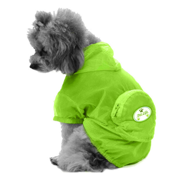 The Ultimate Waterproof Thunder-Paw Adjustable Zippered Folding Travel Dog Raincoat - Image 4