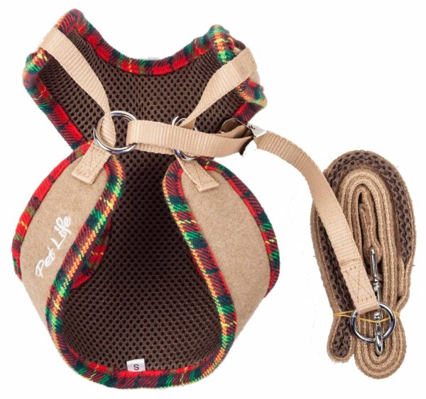 Pet Life Luxe 'Dapperbone' 2-In-1 Mesh Reversed Adjustable Dog Harness-Leash W/ Fashion Bowtie - Image 30