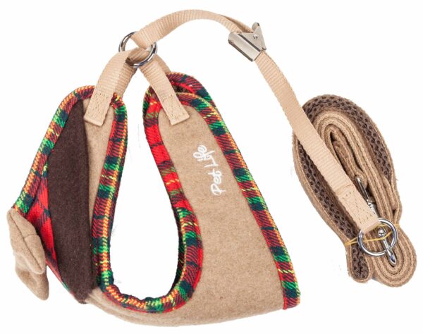 Pet Life Luxe 'Dapperbone' 2-In-1 Mesh Reversed Adjustable Dog Harness-Leash W/ Fashion Bowtie - Image 7