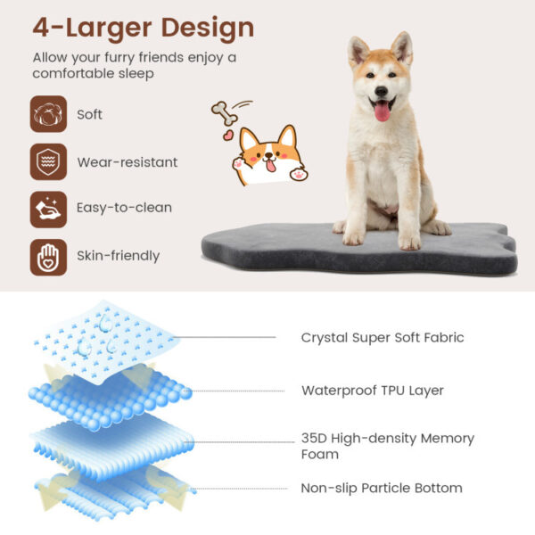 Orthopedic Dog Bed with Memory Foam Support for Large Dogs - Image 18