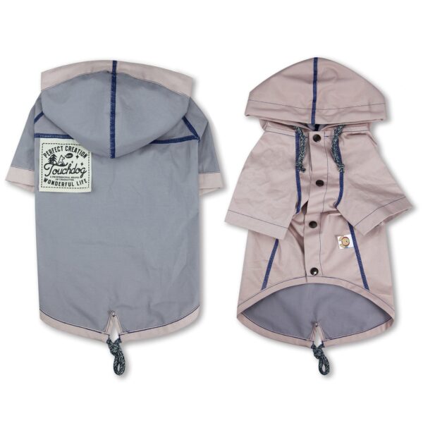 Touchdog 'Cloudburst' Waterproof Reversible Dog Raincoat - Image 50