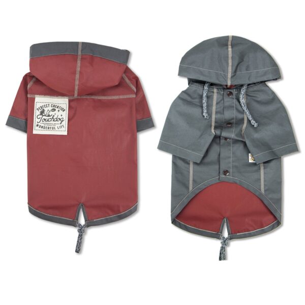 Touchdog 'Cloudburst' Waterproof Reversible Dog Raincoat - Image 80