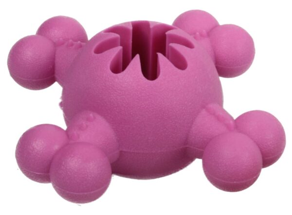 Pet Life 'Quadra-Bone' TPR Treat Dispensing Durable Dog Toy - Image 7