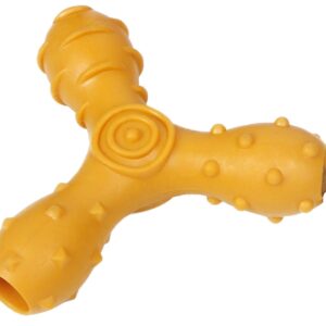 Pet Life 'Tri-Chew' Treat Dispensing and Chewing Interactive TPR Dog Toy