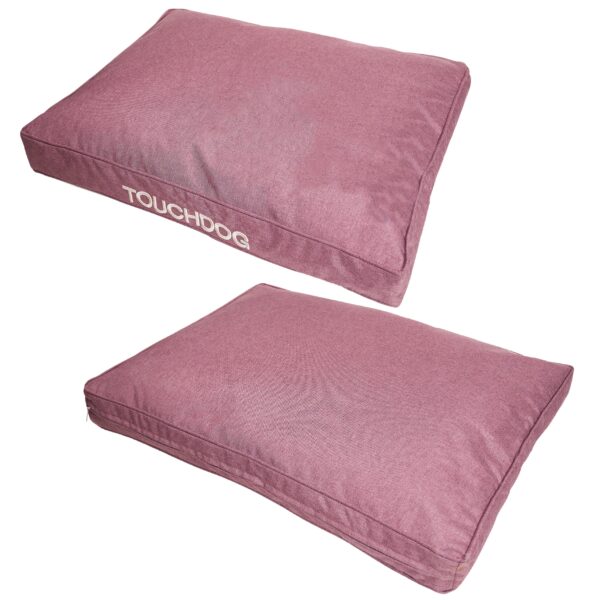 Touchdog 'Hushky' Water-Resistant Premium Rectangular Raised Dog Mat - Image 6