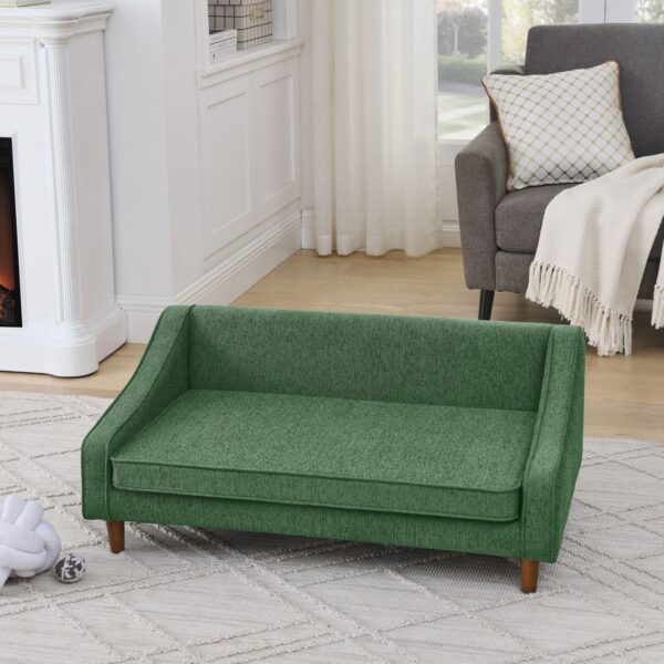 Comfortable soft dog sofa-Green