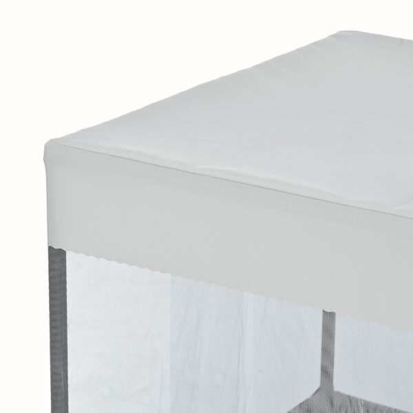 Dog Bed, Pet Bed, Pet Enclosures, Pet Outdoor Furniture, Pet Patio Furniture, Seasonal PE Wicker Pet Furniture, Dog Bed With Curtain - Image 13