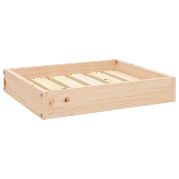 Dog Bed 20.3"x17.3"x3.5" Solid Wood Pine - Image 2