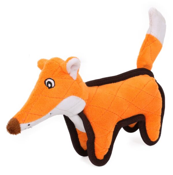 Pet Life Foxy-Tail Quilted Plush Squeak Chew Tug Toy for Dachshunds - Image 4