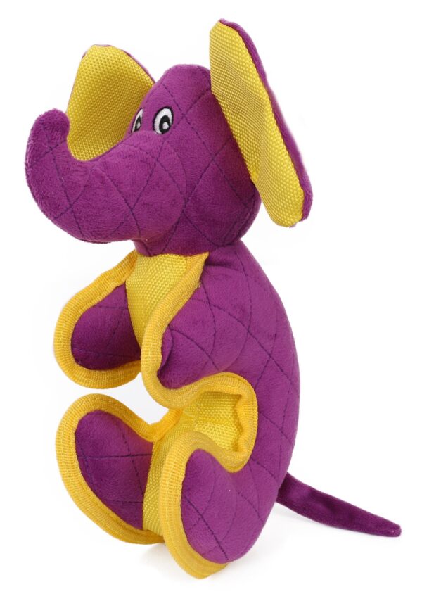 Pet Life Cartoon Funimal Plush Animal Squeak Chew Tug Toy for Dachshunds - Image 3