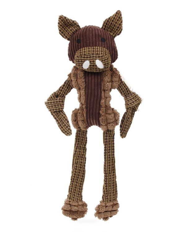 Pet Life Frog Mannequin Eco-Friendly Jute Chew & Tug Toy for Dachshunds - Image 5