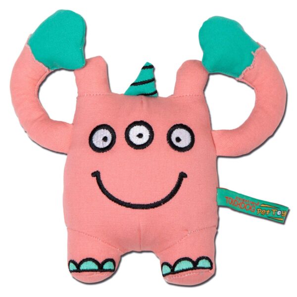Touchdog Cartoon Three-eyed Monster Plush Dog Toy - Image 4