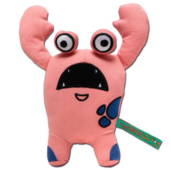 Touchdog Cartoon Up-for-Crabs Monster Plush Dog Toy - Image 4
