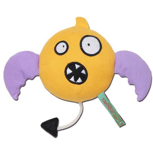 Touchdog Cartoon Flying Critter Monster Plush Dog Toy - Image 3