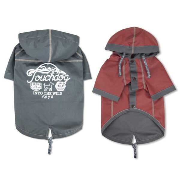 Touchdog 'Cloudburst' Waterproof Reversible Dog Raincoat - Image 94