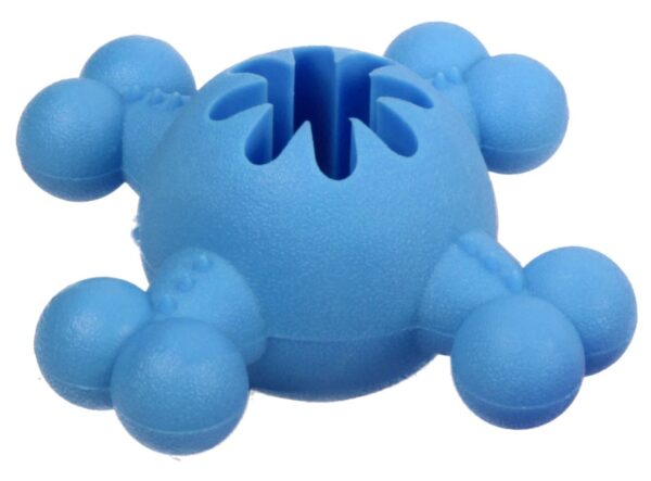 Pet Life 'Quadra-Bone' TPR Treat Dispensing Durable Dog Toy - Image 9