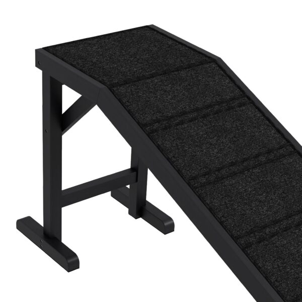 Pet Ramp for Dogs with Non-Slip Carpet and Top Platform