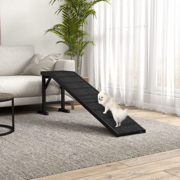 PawHut 74" Long Dog Ramp with Non-Slip Carpet for Dachshunds - Image 8