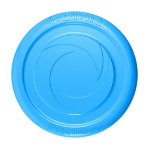 Dog Frisbee Toy Safe for Teeth Outdoor Floating Flying Disk for Small Medium and Large Breed Dogs Lightweight Dog Catch and Fetch Toy Outside Dog Yard Toys Blue