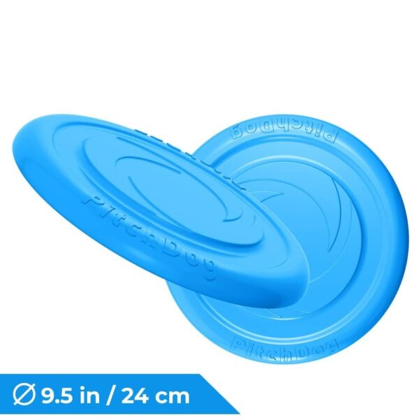 Dog Frisbee Toy Safe for Teeth Outdoor Floating Flying Disk for Small Medium and Large Breed Dogs Lightweight Dog Catch and Fetch Toy Outside Dog Yard Toys Blue - Image 6