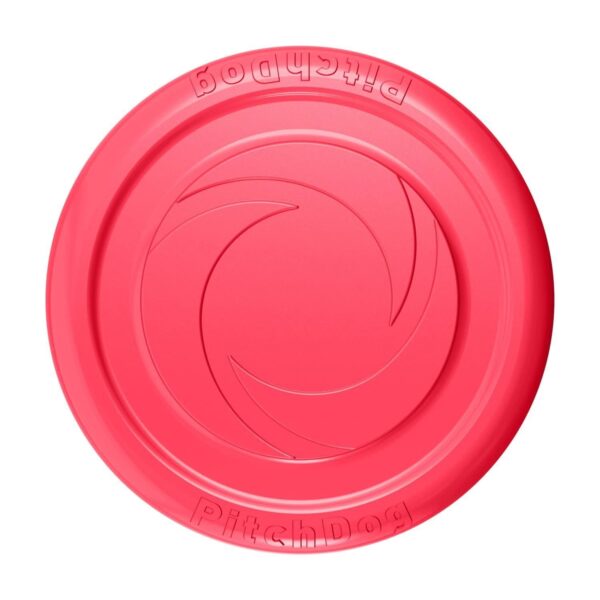 Dog Frisbee Toy Safe for Teeth Outdoor Floating Flying Disk for Small Medium and Large Breed Dogs Lightweight Dog Catch and Fetch Toy Outside Dog Yard Toys Pink Color