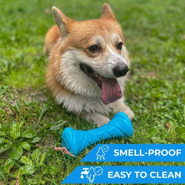 Dog Fetch Toy Outdoor Barbell Dog Toy for Small Medium and Large Breed Dogs Floating Dog Toy Blue Color - Image 5