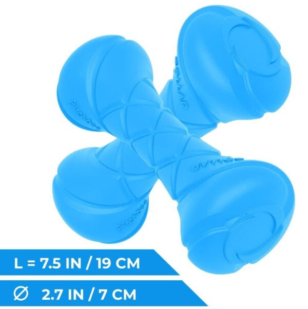Dog Fetch Toy Outdoor Barbell Dog Toy for Small Medium and Large Breed Dogs Floating Dog Toy Blue Color - Image 6