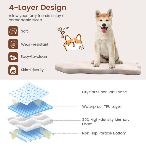 Orthopedic Dog Bed with Memory Foam Support for Large Dogs - Image 7