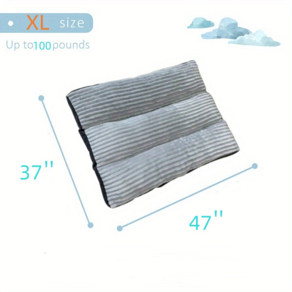 Up to 100 lbs Dog Mat Sleeping Dog Mattress Floor Mat Removable And Washable Dog Kennel Large Dog Kennel Pet Pad Dog Mat Soft Comfortable Bed - Image 18