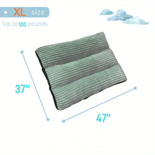 Up to 100 lbs Dog Mat Sleeping Dog Mattress Floor Mat Removable And Washable Dog Kennel Large Dog Kennel Pet Pad Dog Mat Soft Comfortable Bed - Image 17