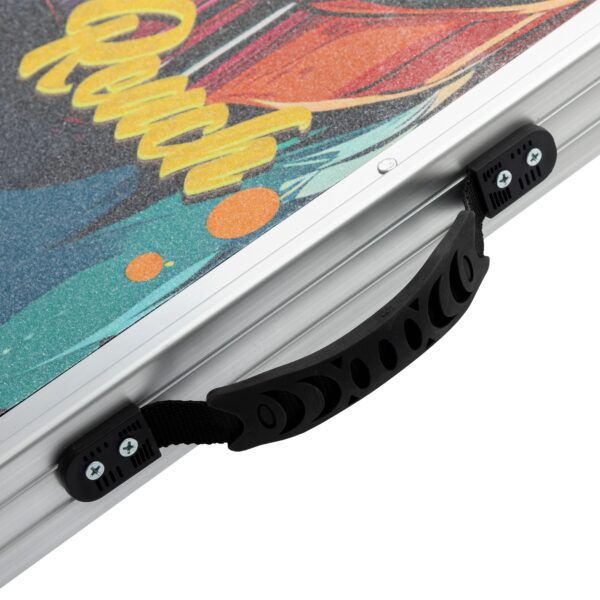 Retractable Aluminum Dog Ramp, Portable Pet Steps for Cars Trucks SUVs, Telescoping Dog Ramp with Non-Slip Surfaces, Colorful Patterns - Image 13