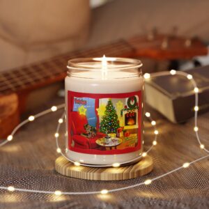 Christmas Edition - Patches' Cinnamon Vanilla Scented Soy Candle - 9oz